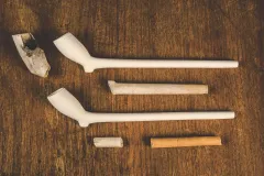 Clay pipes for smoking tobacco changed size with such regularity over the years that they can be used to help date an archaeological site. Both men and women smoked tobacco in 17th-century Plymouth Colony.